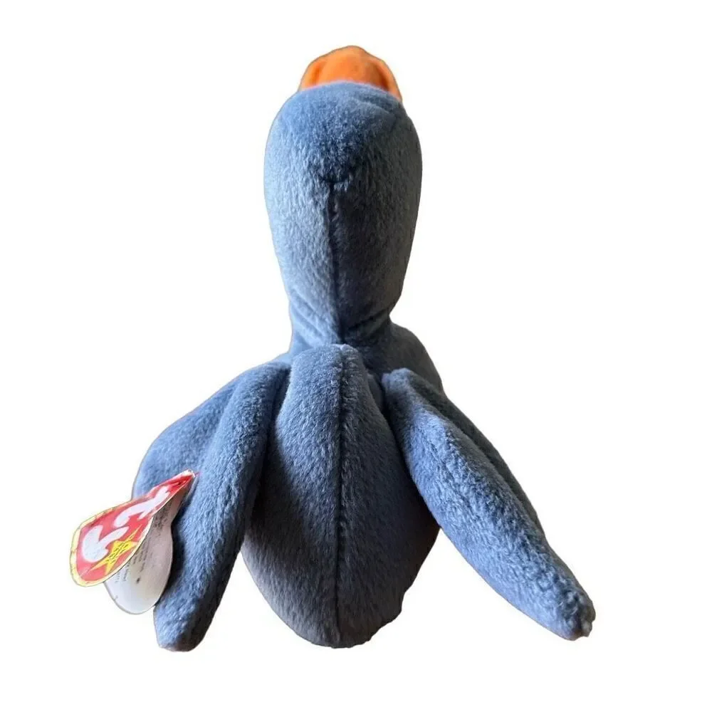 Scoop the Pelican Beanie Baby RARE- retired style 4107 upc:008421041077 1996